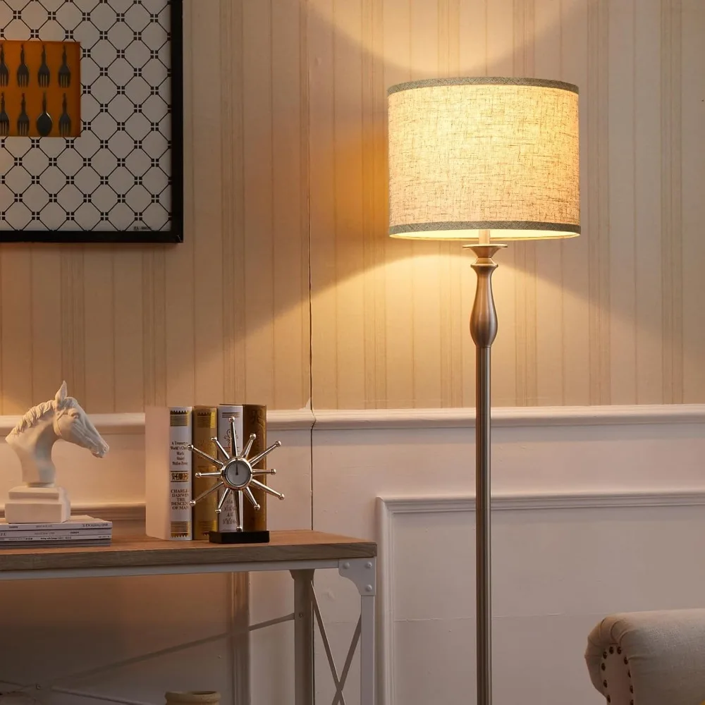 램프 갓 2개 세트, 드럼형 램프 갓 상단 13인치 x 하단 13인치 x 높이 10인치, 스파이더 피팅 포함, 테이블용 대형 교체 램프 갓