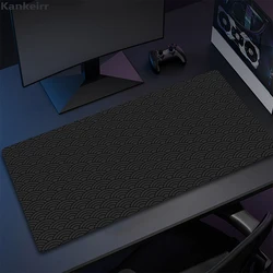 Strata Liquid Art Mouse Pad Computer Laptop Anime Keyboard Mouse Mat Large Mousepad Keyboards Gamers Decoracion Black Desk Mat