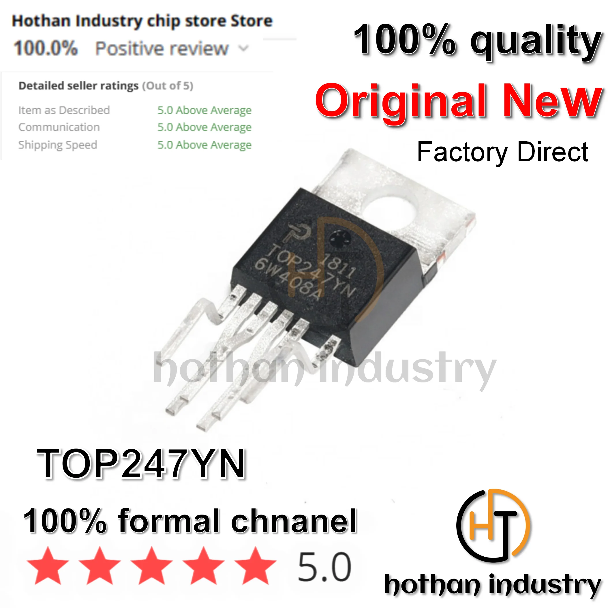 【1-10pcs】100% Original TOP247YN   7YN 247YN   High Quality  New AC/DC Converters 128 W 85-265 VAC 165 W 230 VAC