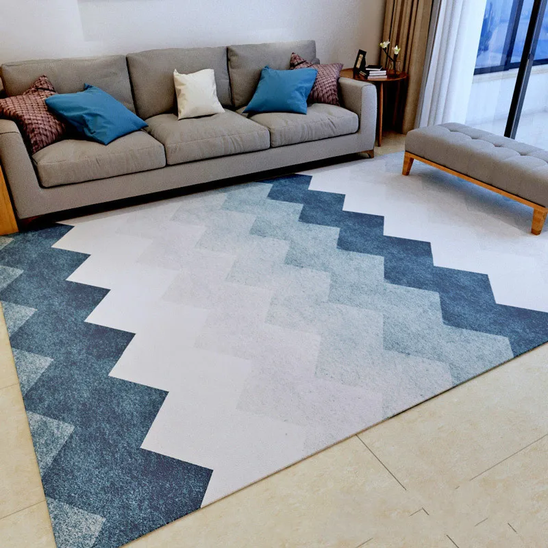 Nordic Carpet for Living Room Geometric Bedroom Area Rugs Entrance Doormat Anti Slip Floor Mat Hallway Rugs Home Decor Tapis