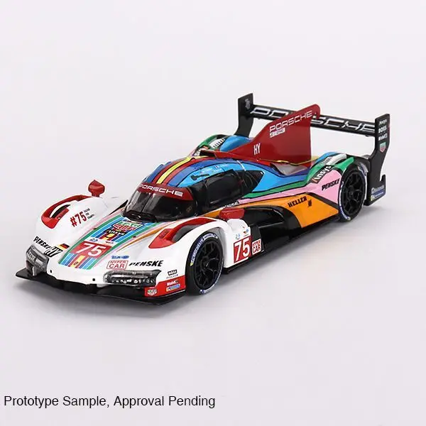 

MINIGT 1:64Porsche 963 #75 1:64 2023 Le Mans alloy car model 740 #