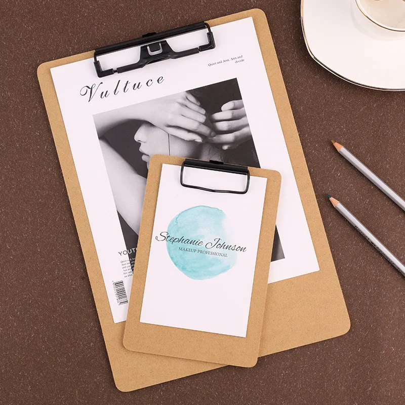 Imagem -05 - Papelaria Suprimentos Log Color Clip Board Placa de Fibra a4 b5 a5 b6 a7 a6 Enterprise Folder Board Enfermeira Prancheta Mini Prancheta