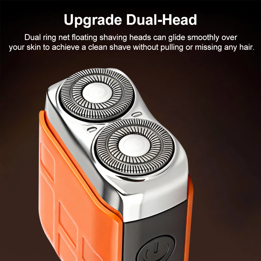 Electric Shaver for Men Mini Electric Razor Beard Trimmer USB Rechargeable Men's Shaving Machine Dual Blade Men Electric Razor image 2