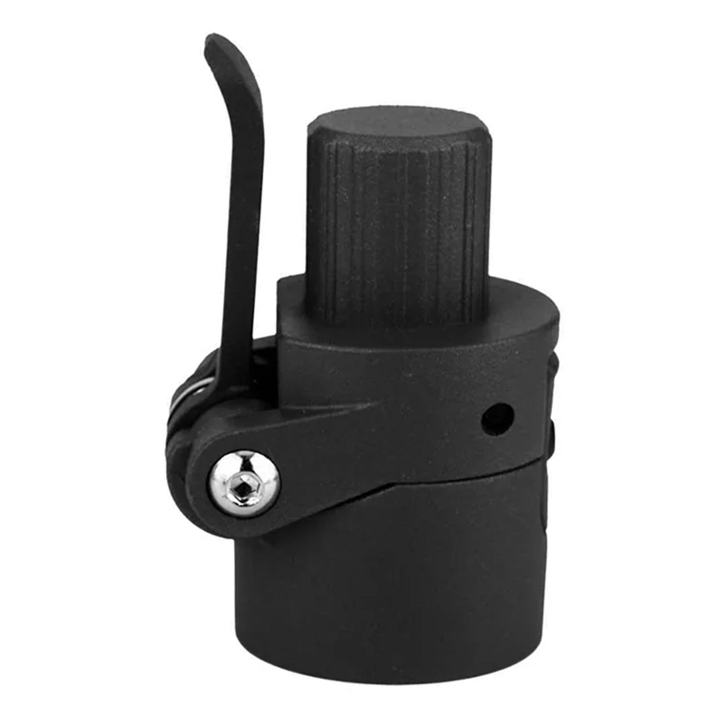 

AS98-Folding Pole Base - Lock Screw Hook Metal Connector - Compatible With M365 Electric Scooter(Black)