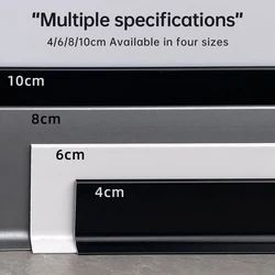 Factory Aluminum Alloy Skirting Line, Double-Layer Ultra-Thin And Extremely Narrow Stainless Steel Snap-On Metal Skirting Line