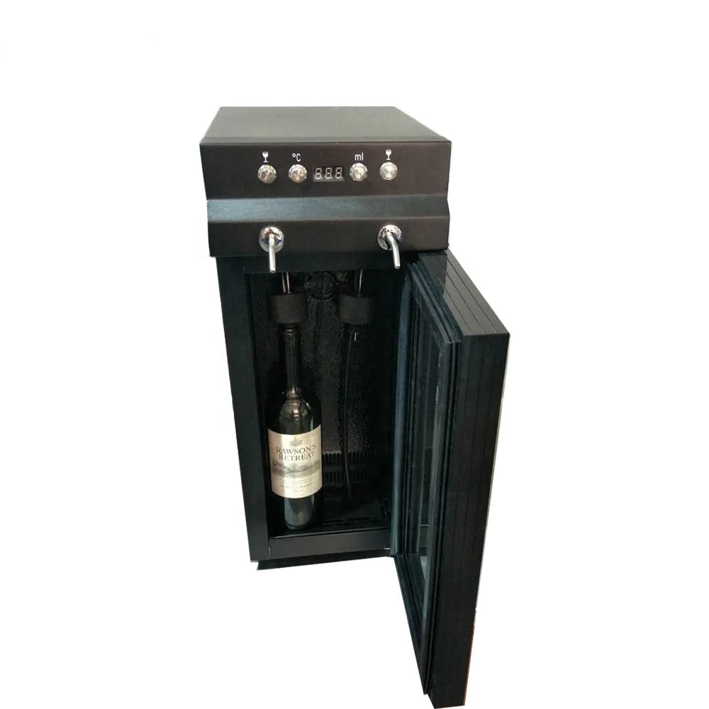 automatic household wine dispenser cooler for 2 bottles