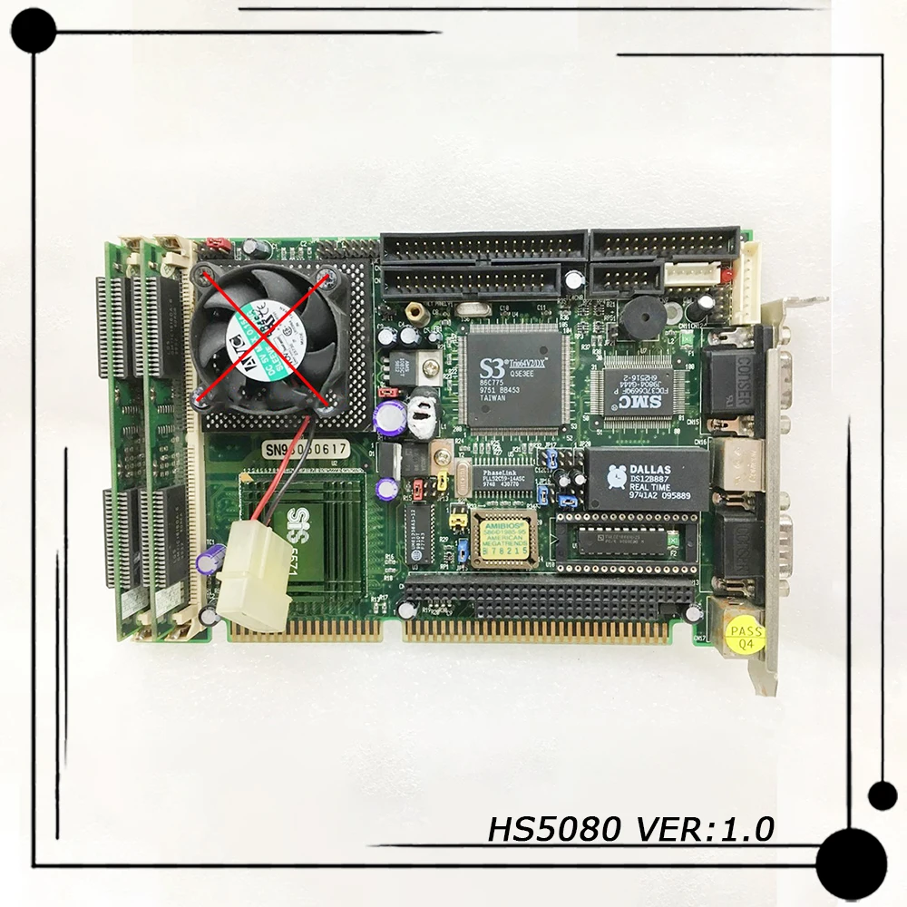 HS5080 VER:1.0 For IEI half-length Industrial Computer Motherboard Before Shipment Perfect Test