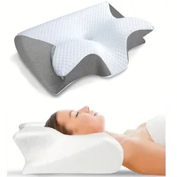 Butterfly Sleep Memory Pillow Slow Rebound Comfortable Copper Ion Sleep Pillow Cervical Orthopedic Neck Healthcare Bed Pillow