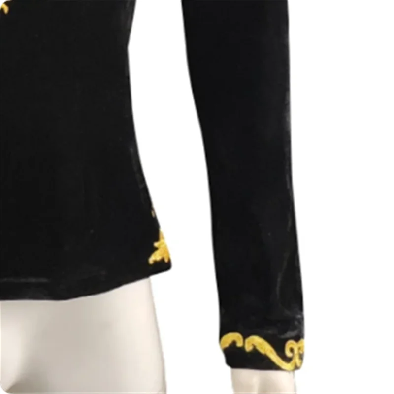 Vestes de ballet sur mesure pour hommes adultes ou enfants, tunique de ballet violette, olympiques de danse de ballet pour hommes, manches longues