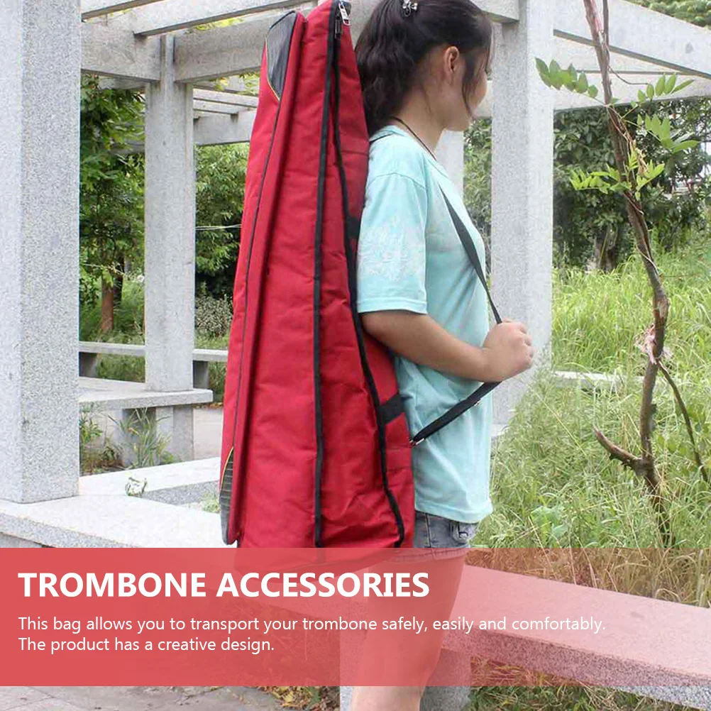 

Waterproof Oxford Trombone Bag Instrument Case Bass Carrying Protective Accessories Cloth Gig Storage