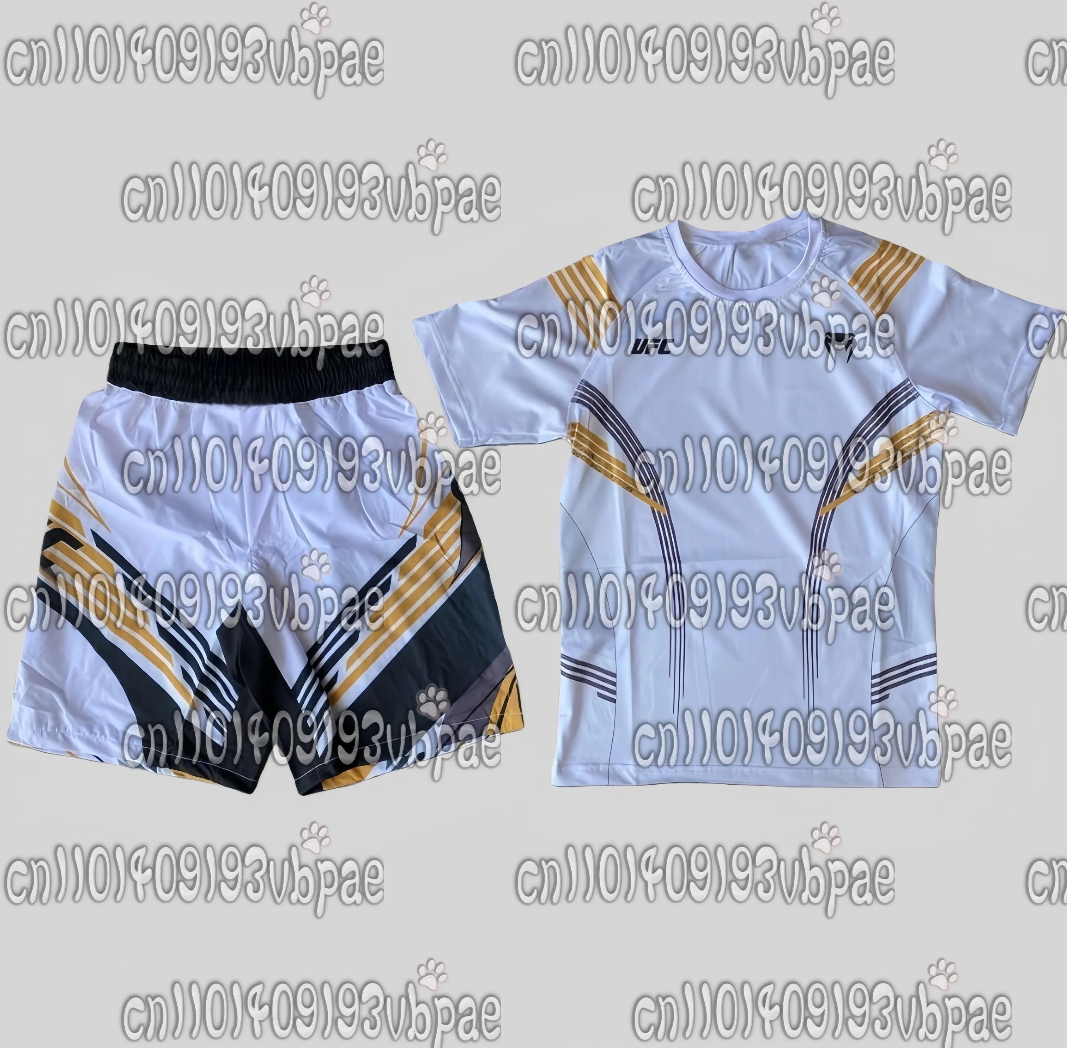 

Летний спортивный боевой комплект UFC, уличная футболка в европейском и американском стиле, шорты для спорта и отдыха, большие размеры для взрослых и детей