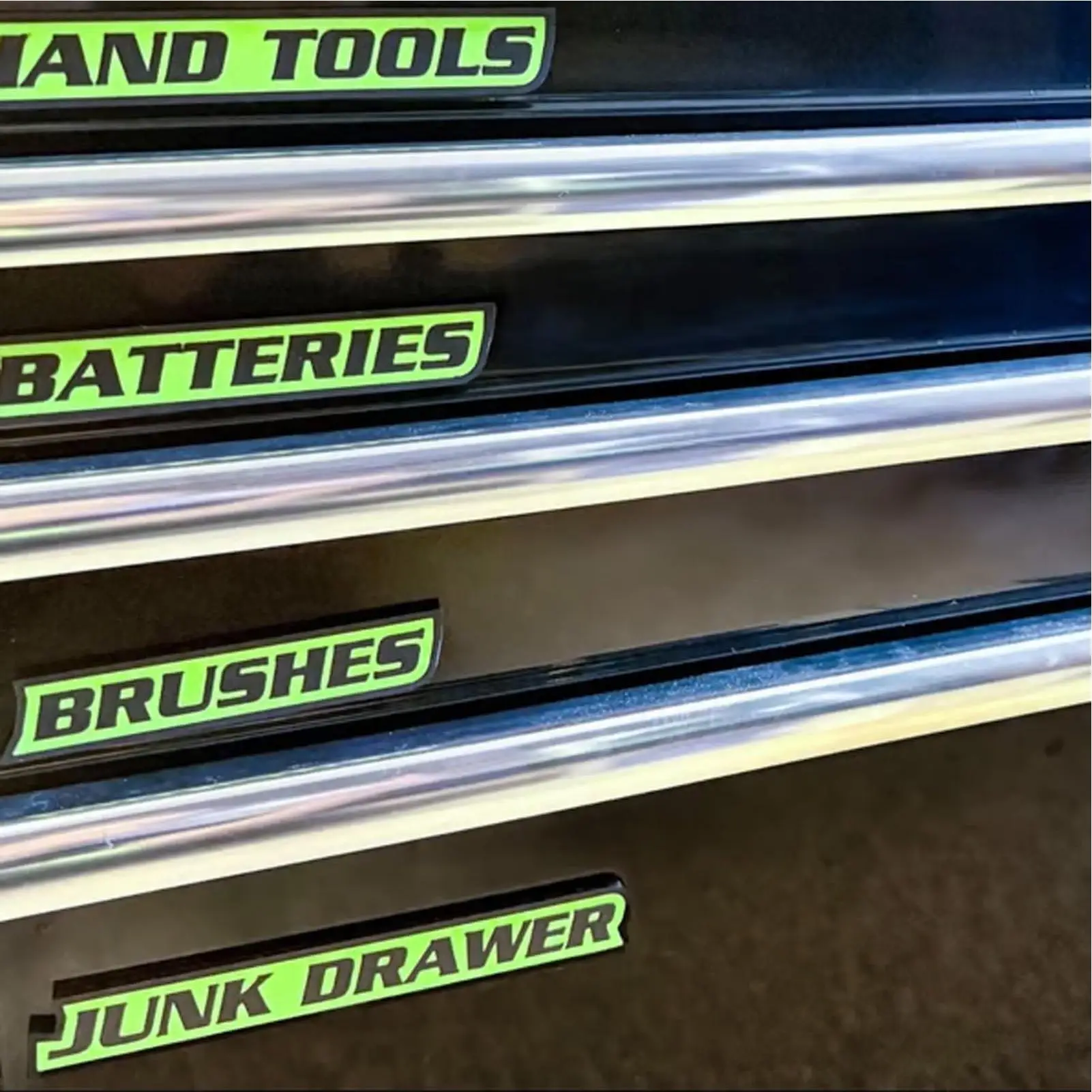 Toolbox Labels Magnetic With Magnet Stickers Drawer Tags Reusable Tool Box Drawer Tags For Identifying Classification Carts