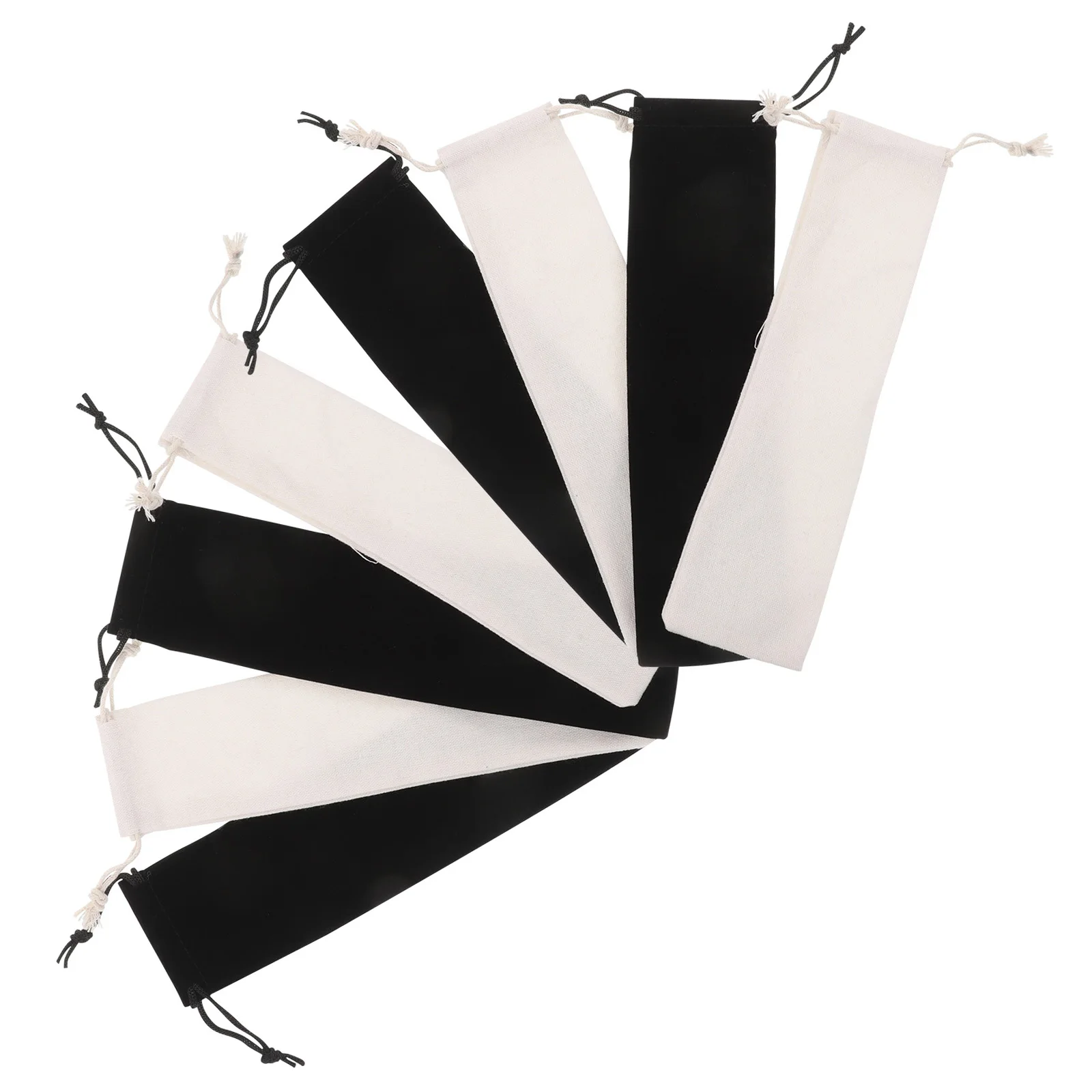 

20 Pcs Travel Tableware Storage Bag Camping Cutlery Pouch Chopsticks Coffee Cleaning Brush Cloth