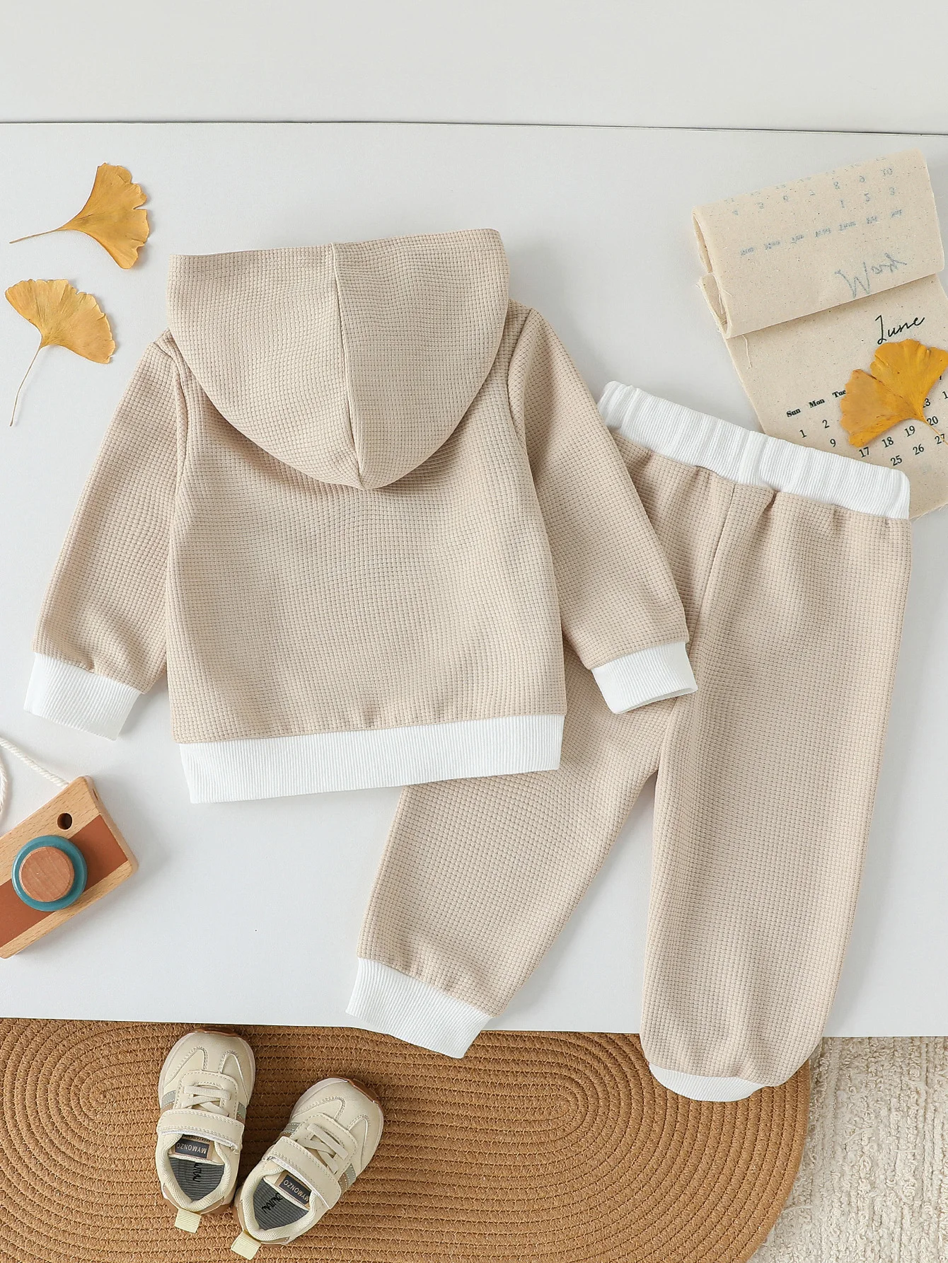 Baby Boys/ Girls Fall Long Sleeve Print Letter For 1-3Y Tracksuit Set Spring Autumn  Pullover Hoodie Jogging Pants Two Pieces