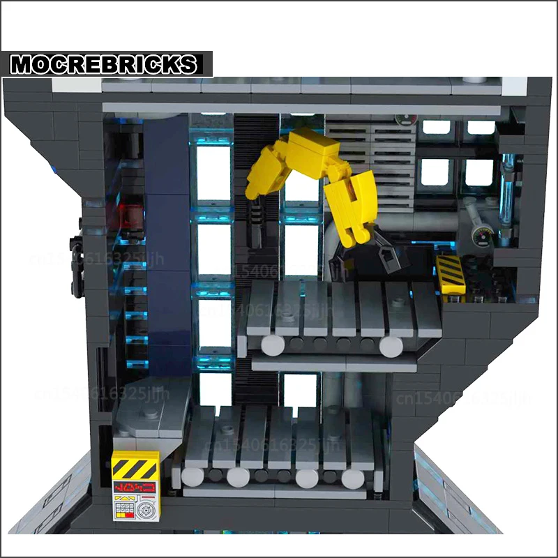 Słynna architektura filmowa seria gier MOC klocki do budowy wieża technologia cegły montaż model kolekcjonerski uliczne zestawy zabawek dla dzieci