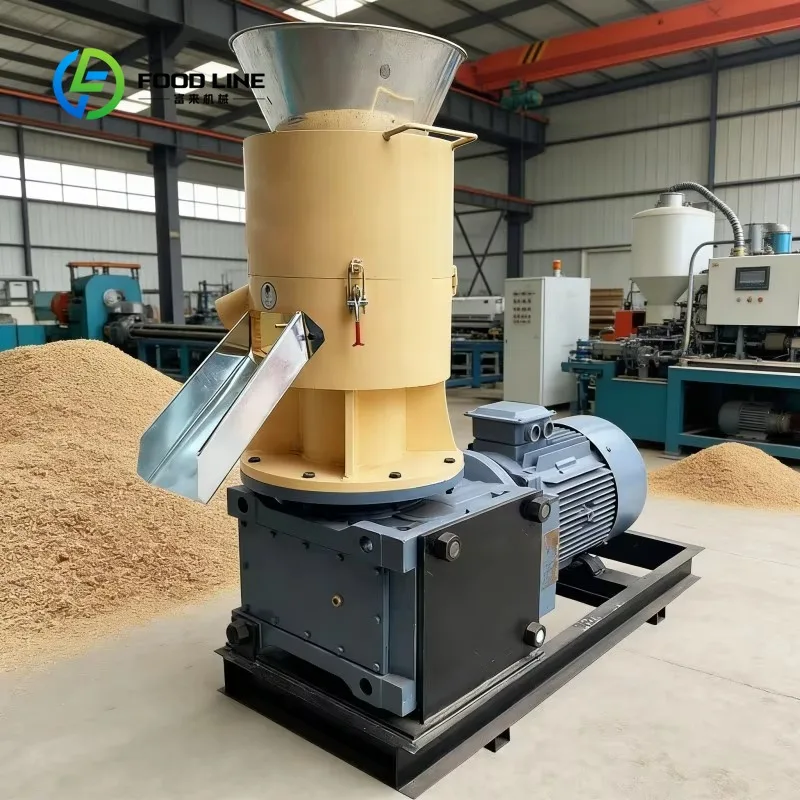 Customized wood pellet mill heavy duty pelletizing equipment for large scale biomass energy project commercial plant application