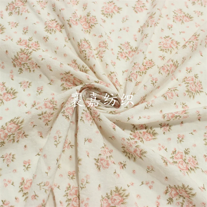 140x50 سنتيمتر نسيج القطن المخلوط رقيقة ، صنع لينة وتنفس ملابس الأطفال الصغيرة الأزهار الخياطة القماش