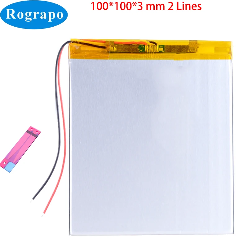 New 30100100 32100100 35100100 6000mAh Tablet PC Battery 2 Lines