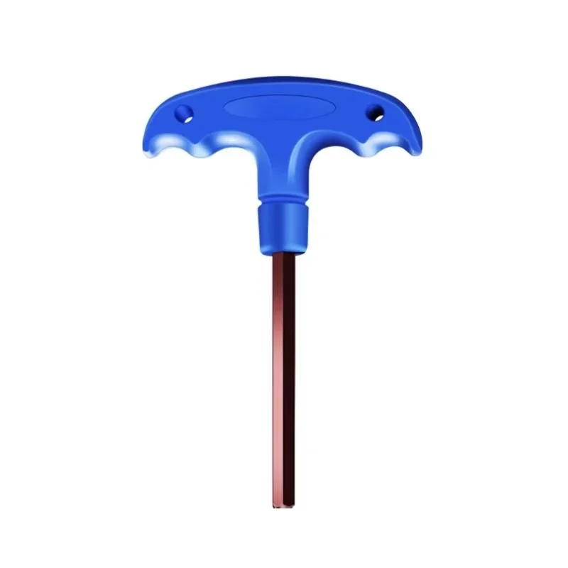 Small T Handle Allen Wrench Long Handle Key Wrench 2.5 4 5 6 Flag Handle Spanners Security Bolt Hole Screwdriver Wrench Tool