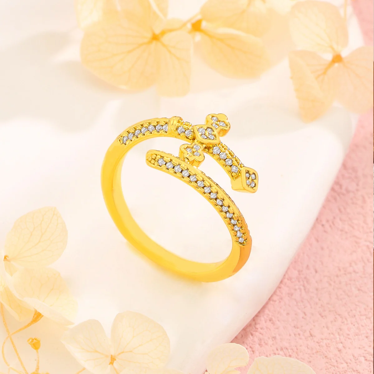 1 قطعة موضة جديدة العدالة السيف الفولاذ المقاوم للصدأ حلقة مفتوحة مثلج خارج جميع الزركون مطعمة الرجال النساء الهيب هوب الراب خواتم اكسسوارات