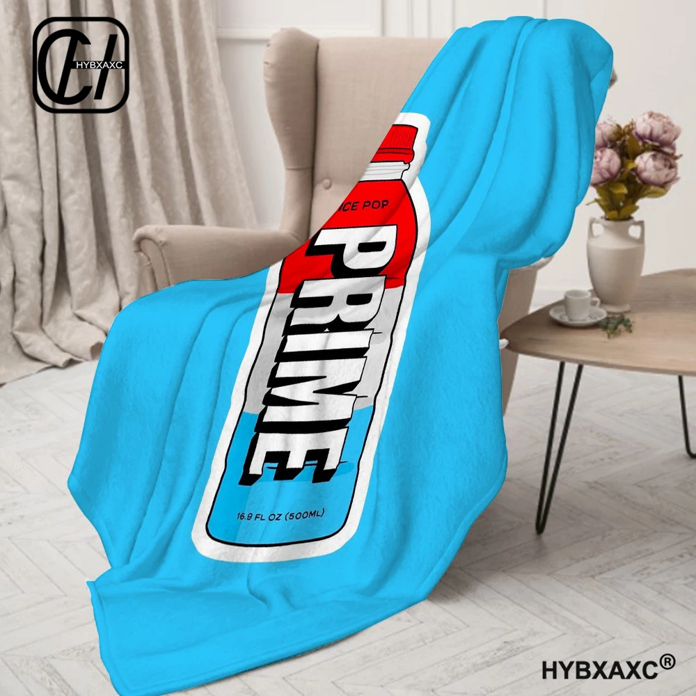 Super Soft Blankets Travel P-Prime Sports Drink Throw Blanket Hydration Bottle Flannel Bedspread Couch Bed Sofa Bed Cover