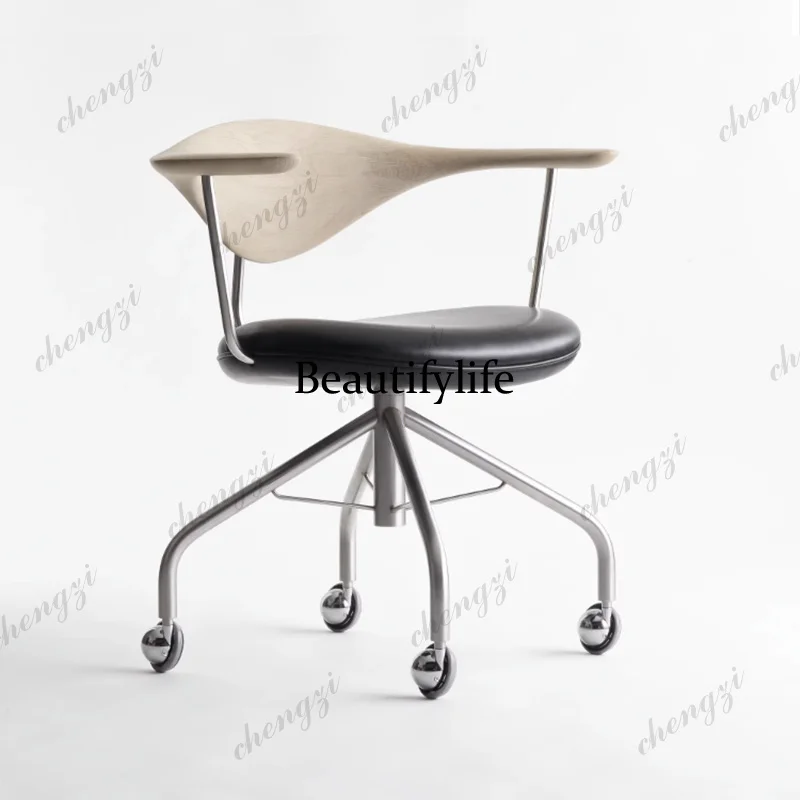 Silla de Oficina Italiana Minimalista TTT, Silla de Juego Moderna de Diseño, Sillas Portátiles de Oficina, Sillas de Oficina