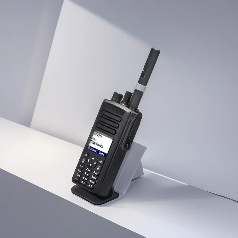 Original DP4400ef Digital DMR Walkie-Talkie System 10W Output Power For Outdoor Properties Hotels Two-Way Tour Guide In Outdoor