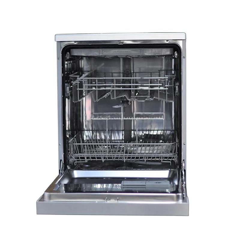 Electronically controlled dishwasher with LED display