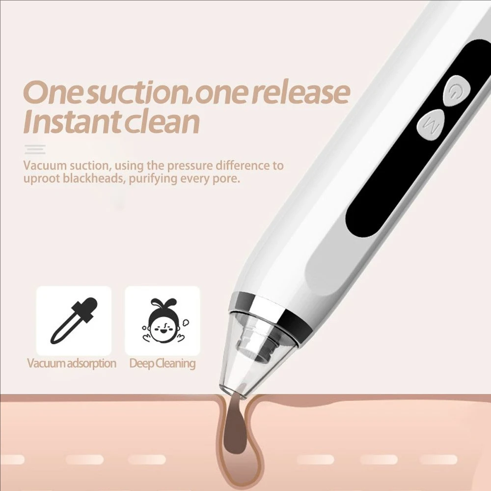 Electric Facial Skin Care Pore Removal Blackhead Clean Vacuum Acne Removal For Deep Facial Pimple Pores Cleaning Tools