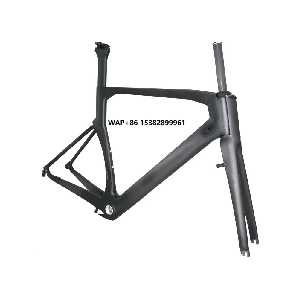 

700C Carbon Matte Road Frame Disc Brake Bike Cycling FM206 Bicycle Parts UD Quick Release