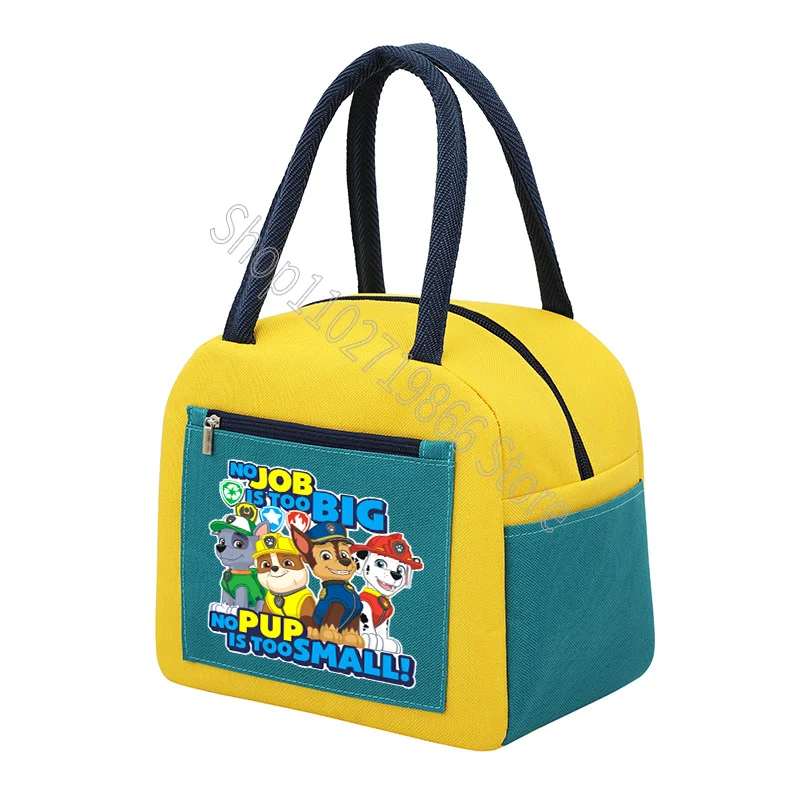 Paw Patrol Cooler Bag Skye Chase Lunch Bags grande capacità conservazione del calore Anime Cartoon Character Print regalo di compleanno