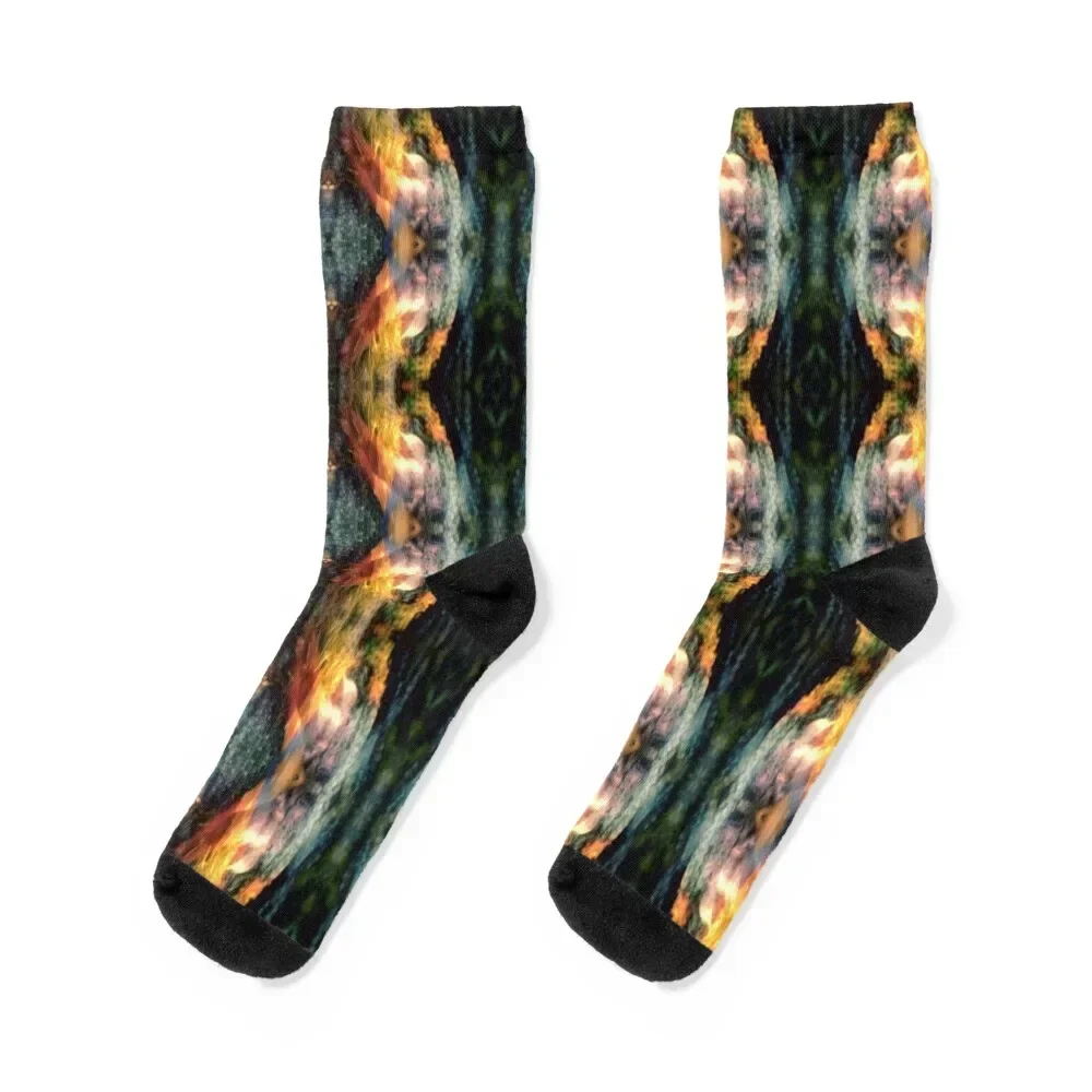 chemical compass Socks floral crazy Luxury Woman Socks Men's