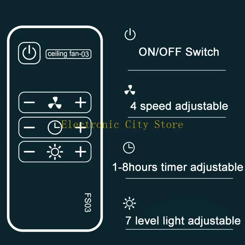 

8000 мАч USB потолочный вентилятор Digtal Display.