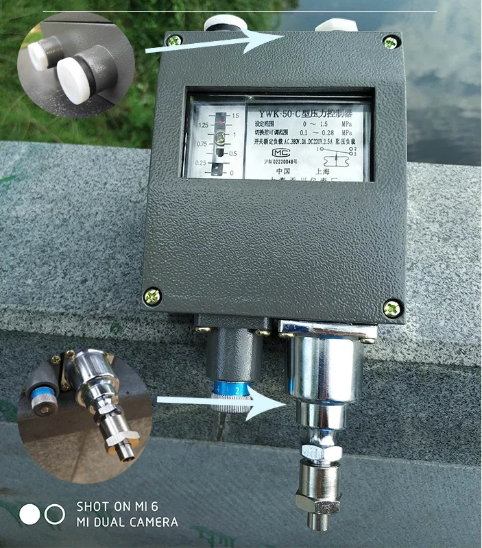 

Регулятор давления YWK-50-C, морской регулятор давления, реле, паровая жидкость, водонепроницаемое оборудование с реле давления