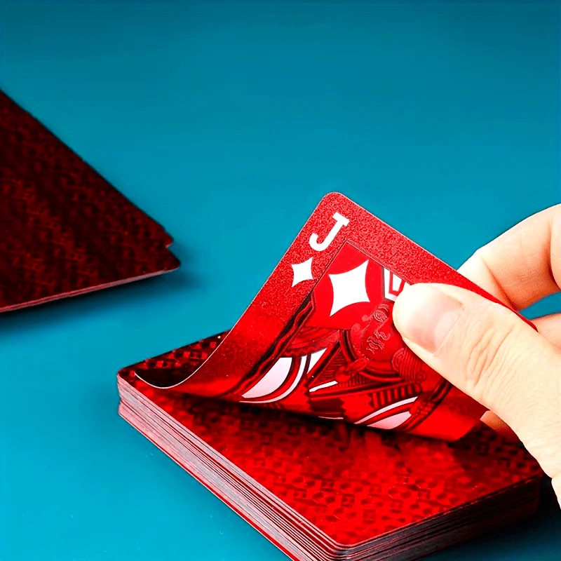 

Водонепроницаемые игральные карты Red Dragon Year — высококачественныеPVCMerial, прочные и долговечные — идеально подходят для захватывающих игр для вечеринок!