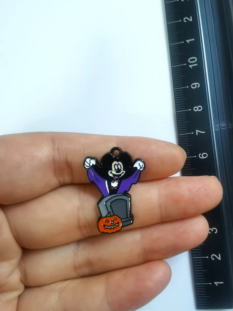 

10 Pcs Disney Halloween Mickey Pendants Charms Jewelry Making Earrings Pendants Necklaces Bracelets DIY Accessories