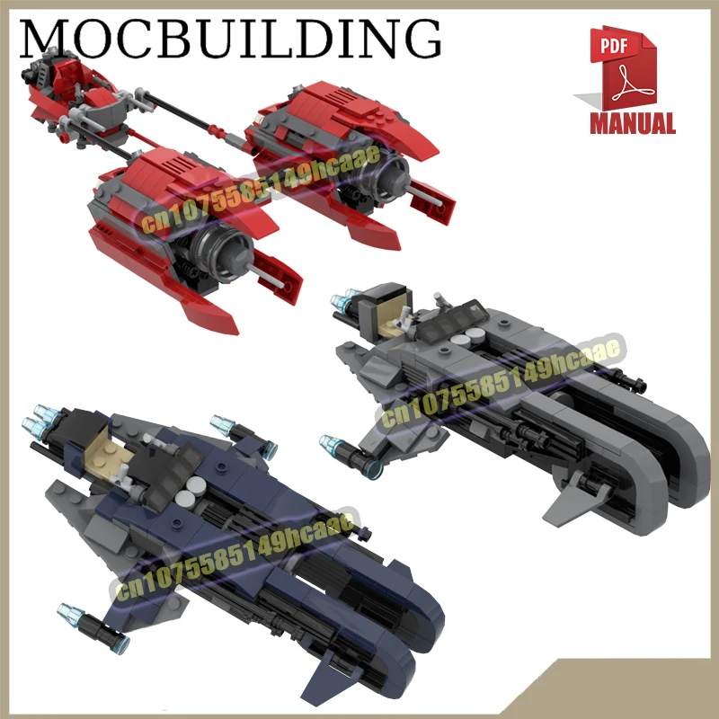 

Desert Car Speeder Blocks Pod-Racers MOC Building Racing Bricks Construction Toys Space Movie Vehicle Bricks Birthday Gift Star