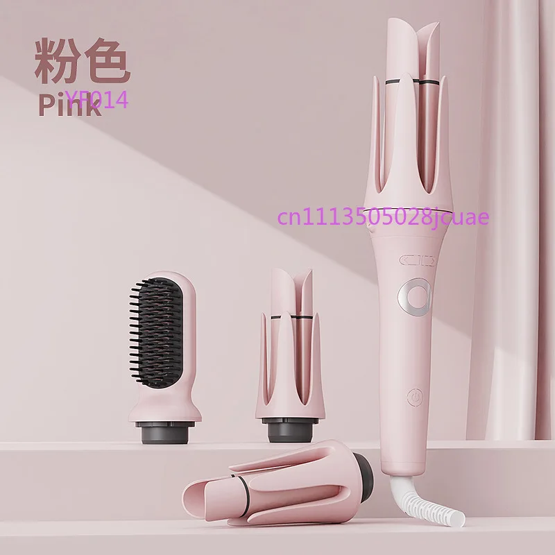 3-in-1 Automatic Curling Iron Comb Portable Negative Ion Hair Straightener Straight Curly Hair Styling Comb Wet And Dry Dual Use