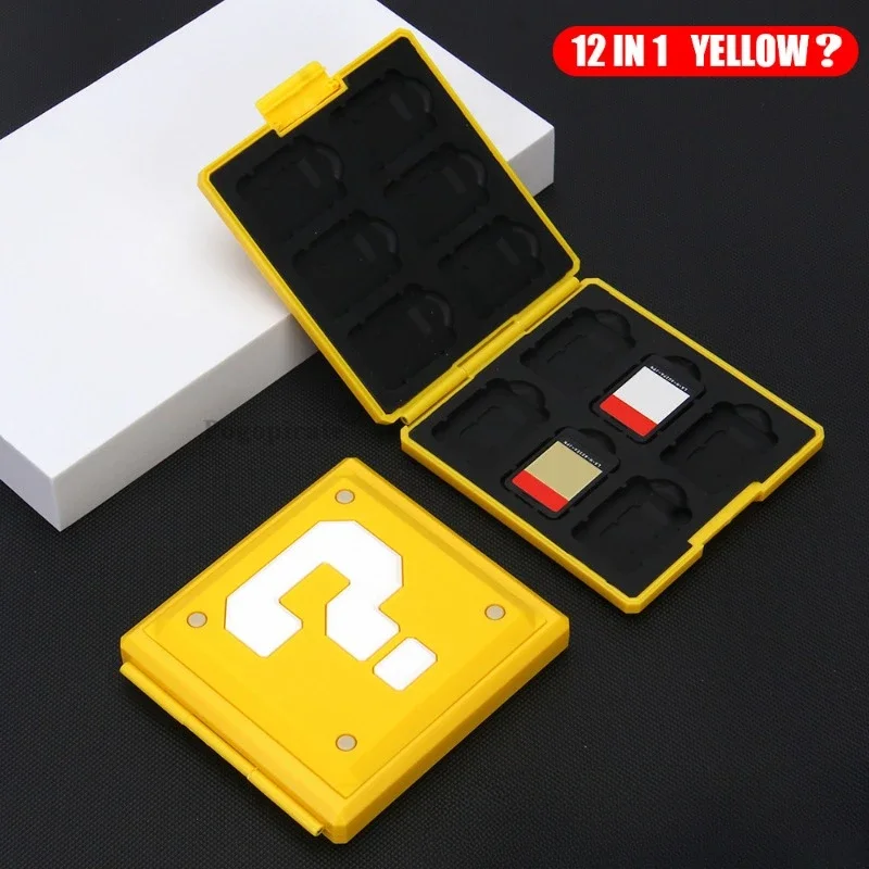 Super Mario 12-in-1-Spielkartenetui für Switch OLED, tragbare Spielkarten-Aufbewahrung, Kartenhalter-Box für NS Switch Lite, Geschenke, Neu