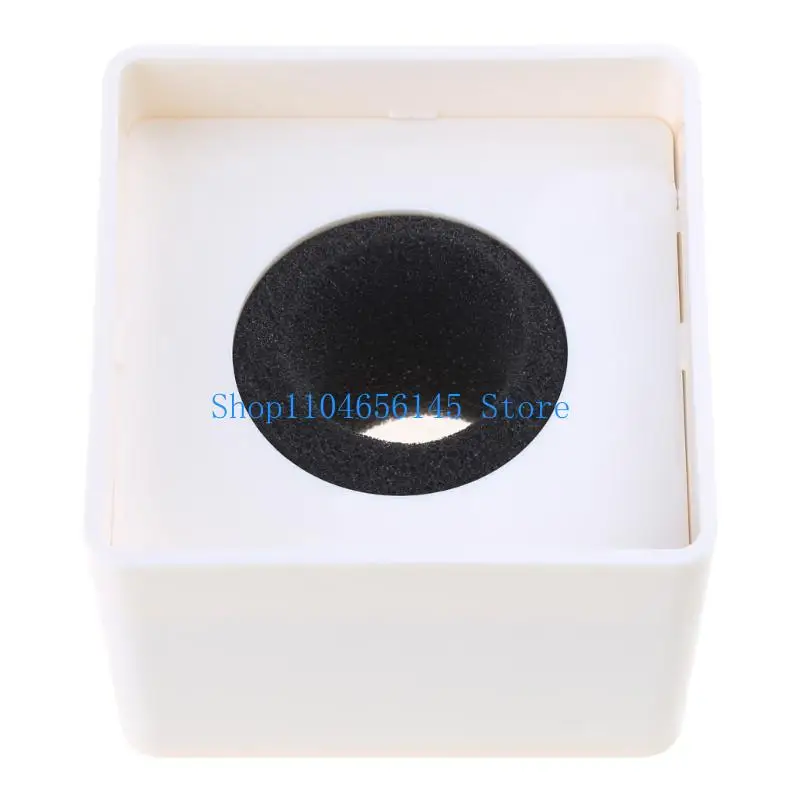 5asd Universal Square Microphone Stand ABS Microphone Logos Flags Portable Shaped Holder News Reporter Injection