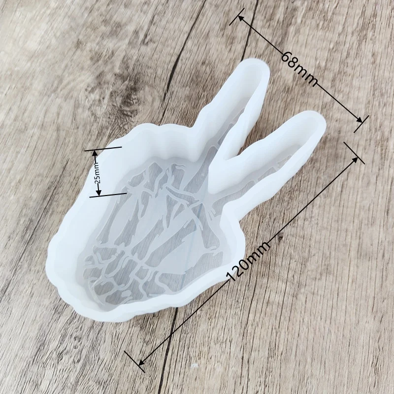 DIY クリスタルドロップ接着剤クリスマスツリー手骨アロマセラピー石膏キャンドルエポキシ樹脂シリコーン型