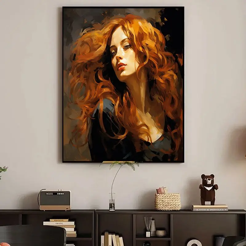 

CHENISTORY Pictures By Numbers Woman 40x50cm Frame Painting By Numbers Figure On Canvas DIY Home Decoration DIY Gift