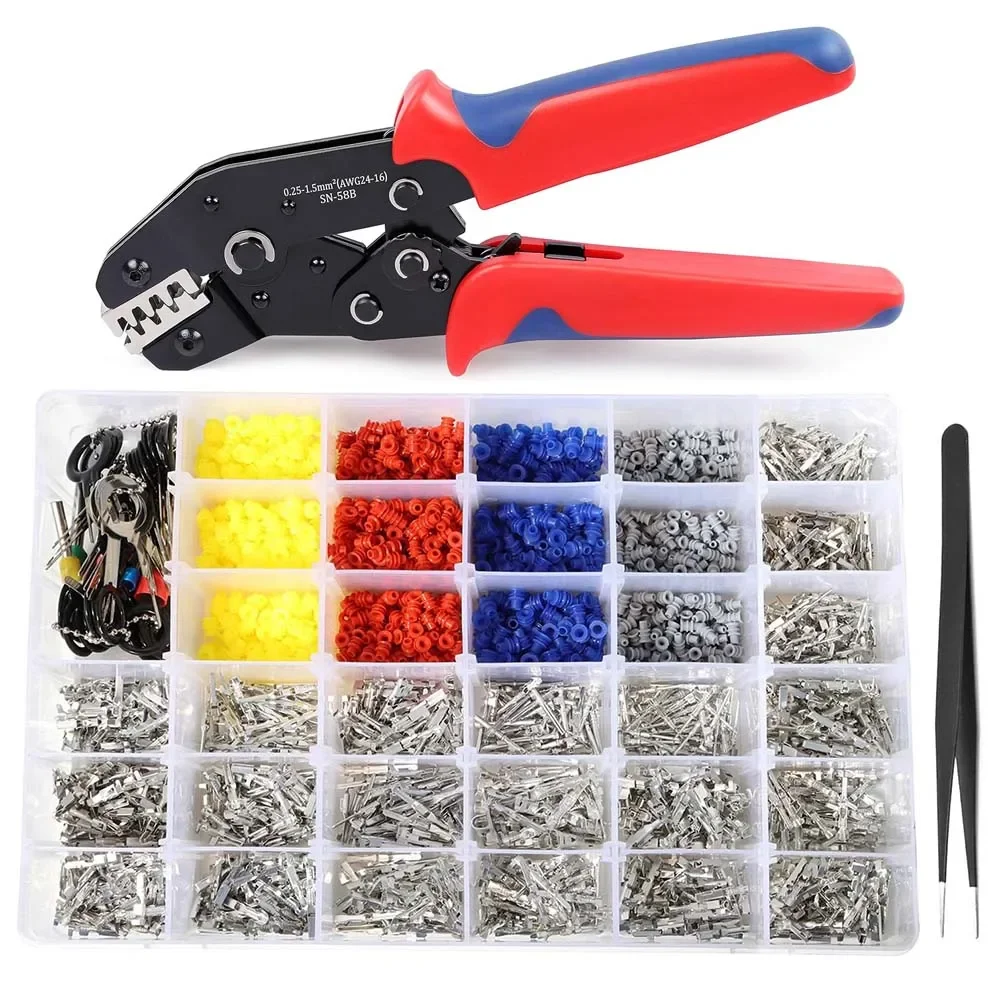 1/1.5/1.8/2.2/2.8/3.5mm Car Electrical Terminal  pin Connector Wire Removal Non-Insulated Plug Male Female Pin With Pin Removal