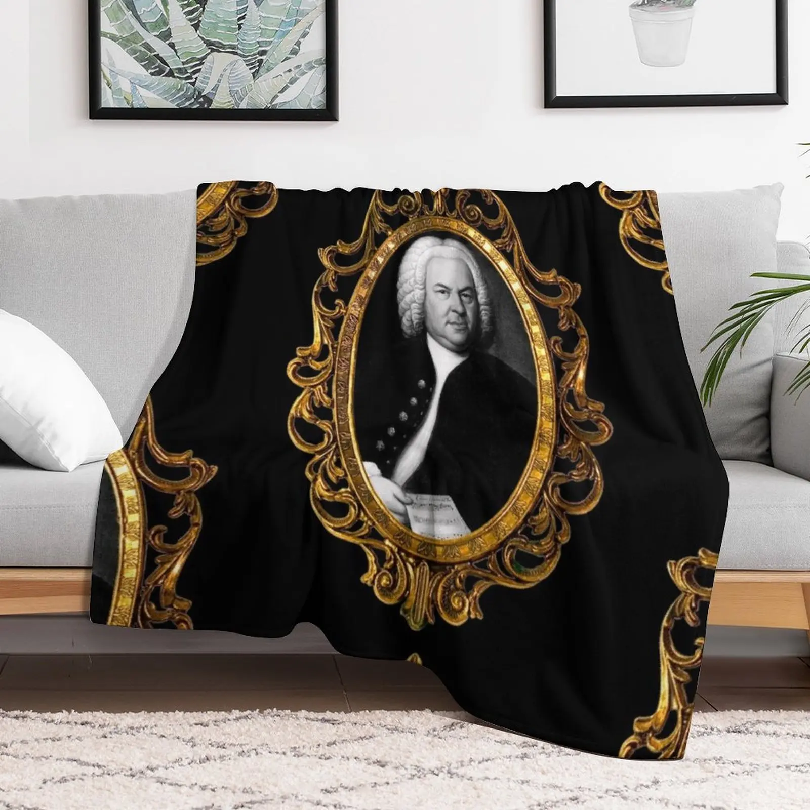 Johann Sebastian Bach Throw Blanket blankets ands Loose Summer For Baby Blankets