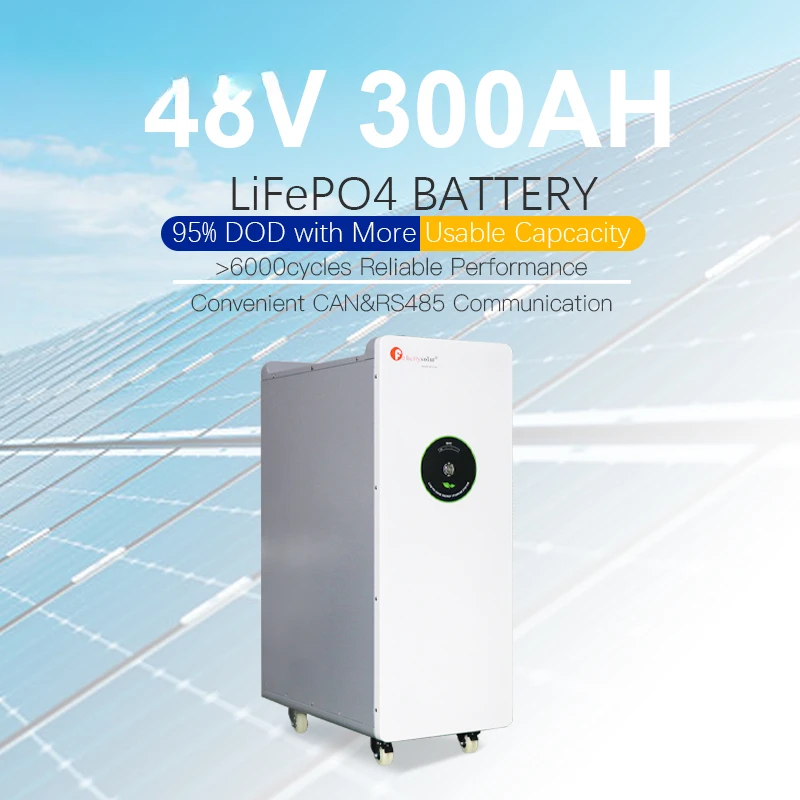 2025Felicity Battery 48V 300Ah 15KWH Lifepo4 بطارية ليثيوم جدار الطاقة 15kw الطابق الطاقة المنزلية LFP