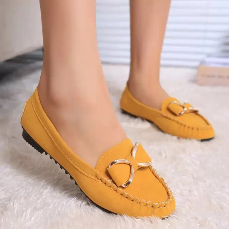 Women's Flat Shoes 2025 New Casual Loafers Elegant Butterfly-Knot Ladies Shoes Fashion Comfortable Soft Walking Shoes for Women