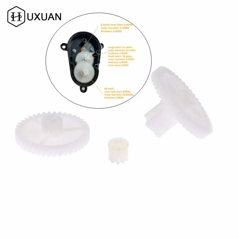 3Pcs/set Robotic Vacuum Cleaner Parts Side Brush Gear Compatible With EUFY Robot Vac Gear