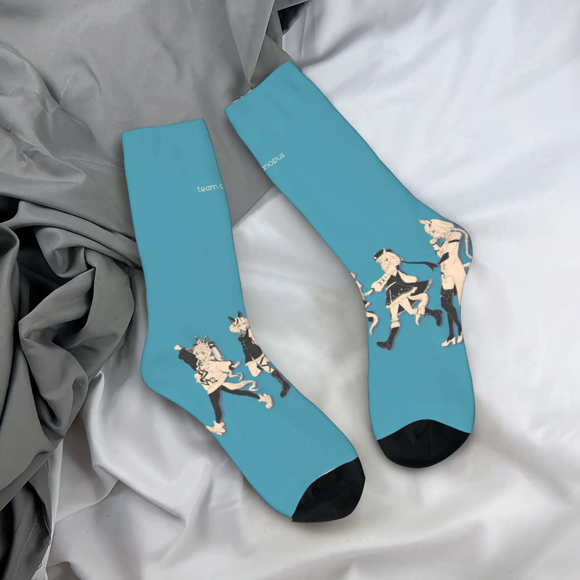 

Uma Musume Pretty Derby Socks Autumn Stockings Funny Unisex Men Quality Socks Custom Outdoor Anti Skid Socks