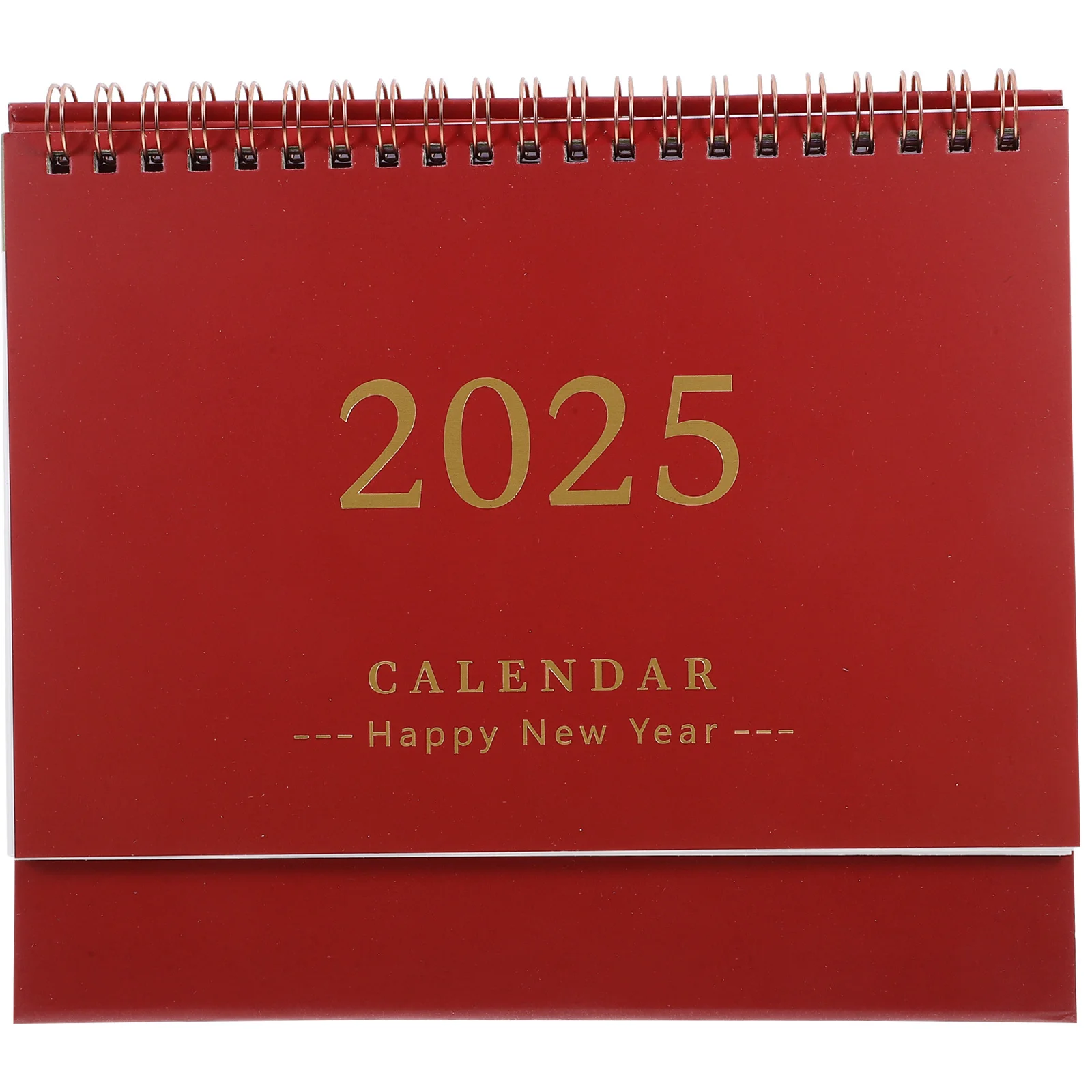 

English Version Desk Calendar 2024-2025 Small Standing Desktop Calendar For Office Home Use Manual Date Change Decorative