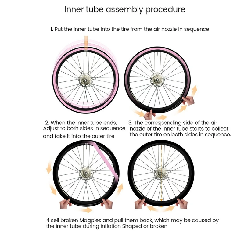 ●Bicycle Inner Tube UltraLight Road Bike TPU Tire 700C 18 23 25 28 32C Length French Valve Inner Tube 80mm-A57M